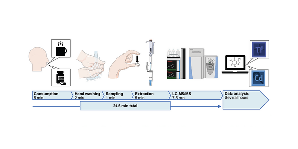 Sweat from the fingertips enables individualised metabolic biomonitoring.